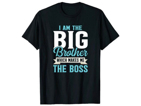 Big Brother the Boss Family T-Shirt Review for Embroidery Use