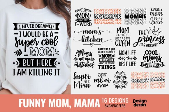 Funny Mom Mama SVG PNG Bundle: A Designer’s Real-World Review