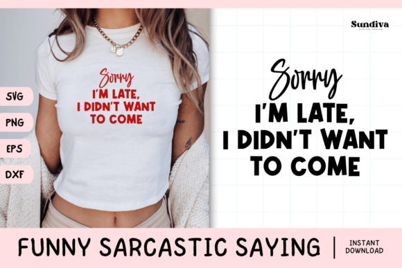 Funny Sarcastic Saying SVG 22: Sass Meets Stitch
