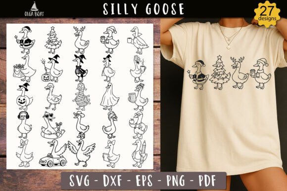 Funny Silly Goose Svg Bundle Review for Real Embroidery Projects
