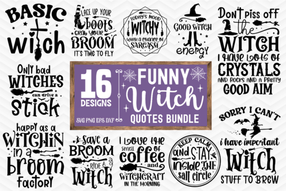 Funny Witch Quotes SVG Bundle Review: Charm Meets Craft in Embroidery