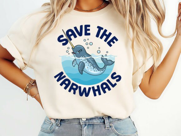 Save the Narwhals Ocean Funny T-Shirt: A Designer’s Real-World Embroidery Review