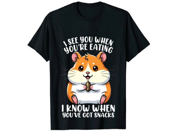 Snack Lover Funny Hamster T-Shirt Review for Real Embroidery Use