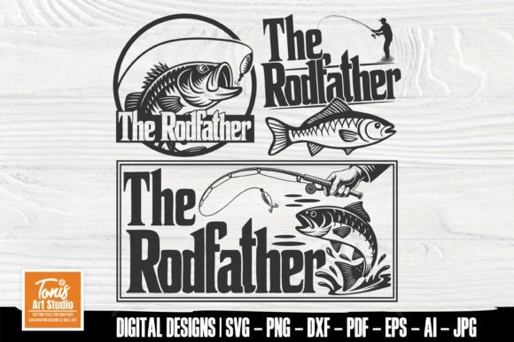 The Rodfather SVG Bundle: A Designer’s Honest Take on Fishing Humor Embroidery