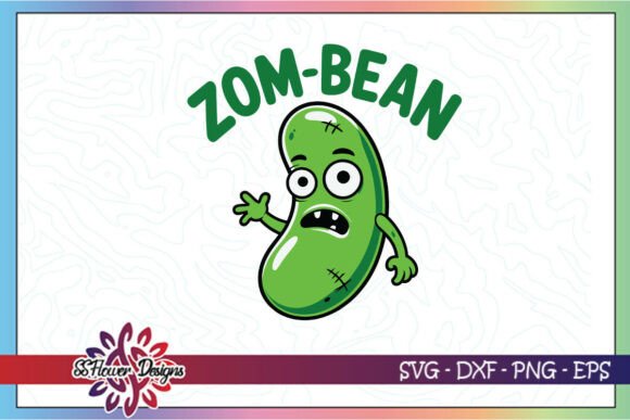 Zom-bean Halloween Funny Zombie Bean SVG Review